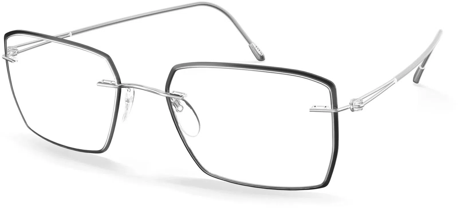 Silhouette Lite Spirit Demo Rimless 5566 Eyeglasses - view 17
